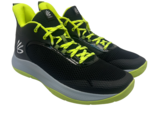 Under Armour Men&#39;s Curry 3Z6 Basketball Sneakers Black/Neon-Yellow Size 13M - £52.69 GBP