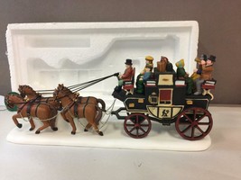 Dept 56 Heritage Village HOLIDAY COACH #55611 In Original Box 1991 Retired - £46.24 GBP