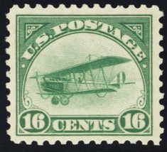 C2, Mint VF/XF NH 16¢ Airmail Stamp * Stuart Katz - $150.00