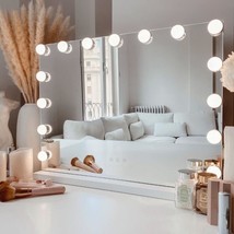 Kottova Vanity Mirror, Makeup Mirror, Hollywood Lighted Mirror With 15, White. - £81.50 GBP