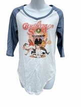 A Christmas Story Women&#39;s Juniors Top Size XS 3/4 Sleeve Raglan Baseball Shirt - £11.92 GBP