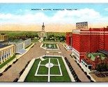 Memorial Square Nashville Tennessee TN UNP Unused Linen Postcard T20 - £3.07 GBP
