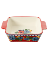 Pioneer Woman ~ Dazzling Dahlias RED ~ 8" Square ~ Ceramic Baker Dish - €34,37 EUR Pioneer Woman ~ Dazzling Dahlias RED ~ 8" Square ~ Ceramic Baker Dish - €34,37 EUR