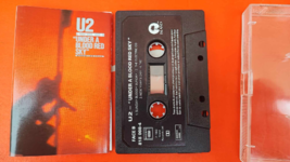 U2 Under A Blood Red Sky Cassette Original France release U2 Tape Collector Bono - £11.78 GBP