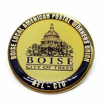 Boise Idaho APWU American Postal Workers Union Lapel Hat Pin - $18.42