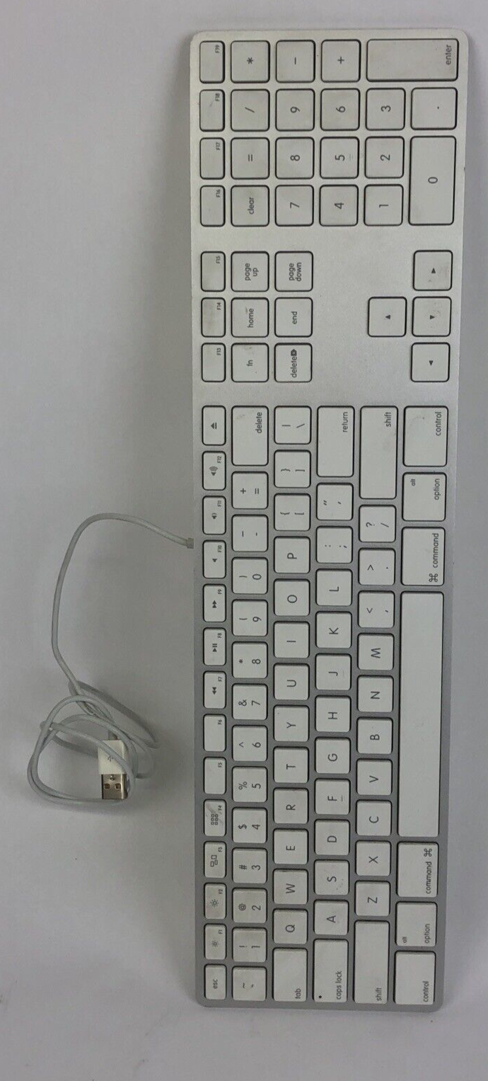 OEM Apple A1243 USB Wired Standard Keypad - White / Silver  - 3 - $24.99