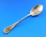 Lap Over Tiffany &amp; Co Sterling Silver Ice Cream Spoon Applied Flowers c1... - £307.83 GBP