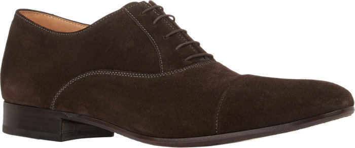 NEW MENS HANDMADE CLASSIC OXFORD BROWN SUEDE LEATHER SHOES, MENS DRESS LEATHER S