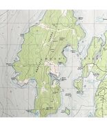 Map Bartlett Island Maine USGS 1981 Topographic Geological 1:24000 27x22... - €38,60 EUR