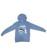 H&amp;M Kids Blue Shark Hoodie Size US 8-10 - $264.63 MXN