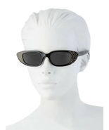 CELINE CL4144U 01A 51MM Studded Cat Eye Women&#39;s Sunglasses - £243.49 GBP