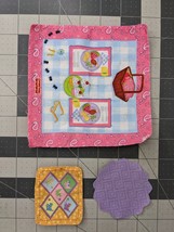 Fisher Price Loving Family Dollhouse Picnic Blanket Pet Mat Floor Rug Lot - £7.87 GBP