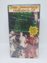 NIGHT OF THE LIVING DEAD 25th ANNIVERSARY 2 VHS COLLECTOR SET movie Cult... - £35.96 GBP