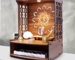 Home and Office Wall  Beautiful Wooden Pooja Stand for Home/Mandir US - $102.73