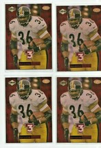 Jerome Bettis 1998 Collector&#39;s Edge Football Triple Threat Inserts #22-LOT Of 4 - £7.43 GBP