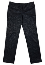 Ann Taylor LOFT Marisa Women Size 0 (Measure 29x28) Black Animal Print Pants - $8.55