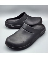 Oofos Shoes Men&#39;s 5 Womens 7 Oocloog Clogs Recovery Comfort Black Mules ... - $29.02