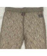 Mischa Barton Brand ~ Mocha ~ Spider Legging ~ Women&#39;s Size Small ~ Lace... - $35.80 CAD