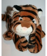Aurora Plush Full Body Tiger Puppet 14&quot; Cuddly Stuffed Animal Wild Cat S... - £20.08 GBP