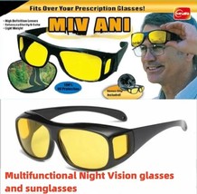 Polarized Night Vision Glasses: Enhance Vision &amp; Reduce Glare for Drivin... - £77.25 GBP