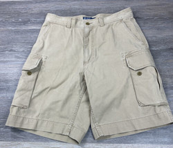 Polo Ralph Lauren Classic 67 Men&#39;s Size 33 x 10 Khaki Chino Cargo Shorts - $24.97