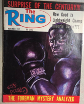 THE RING  vintage boxing magazine November 1972 George Foreman cover - $16.82