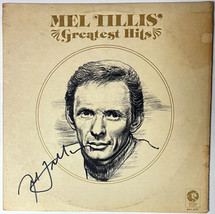 Mel Tillis signed 1973 Greatest Hits Album Cover/LP/Vinyl Record- JSA #GG08444 - £62.38 GBP