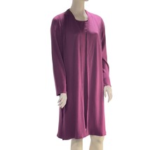 J JILL WEAR EVER COLLECTION Women&#39;s Dress Open Front Duster Back Pleat S... - $26.99