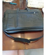 Used Leather Soft Briefcase With Sholder Carrier - £23.57 GBP