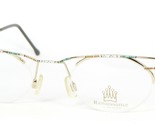 Nuovo Renaissance QS1504 2 Oro / Altri Occhiali Montatura Metallo 43-21-... - $52.46