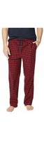 Nautica Men’s Lounge Pants Soft Fleece Pajama with Pockets, 1 Pair ,Red ,Large - £15.49 GBP