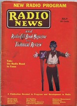 ORIGINAL Vintage July 1933 Radio News Magazine Vol XV #1 - £61.94 GBP