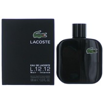 Lacoste L.12.12 Black Noir Intense by Lacoste, 3.3 oz Eau De Toilette Spray for - £61.94 GBP