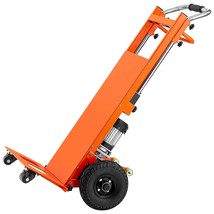 Orange Electric Stair Climbing Dolly - 880lbs Capacity, Heavy-Duty, Portable - $1,669.95 CAD