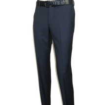 Men Suit BERLUSCONI Turkey Italian Wool 180's Double Breasted UGS94-09 Mid Blue image 9