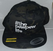 #thePewPewLife Camo Snapback Trucker Hat With Tags - $23.15