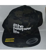 #thePewPewLife Camo Snapback Trucker Hat With Tags - $23.15