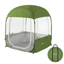 Raynesys Portable Sports Tent, Clear View, Army Green 1-4 Persons w Carr... - $71.24