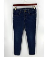 American Eagle Jegging Jeans Size 6 Dark Blue Stretch Skinny Womens - €21,49 EUR
