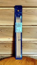 Vintage Plymouth Bamboo Knitting Needles #7 8 Inch Set of 5 - £15.41 GBP