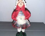 Byers&#39; Choice The Carolers 1988 Traditional Child 9.5&quot; Girl Caroler w/ F... - $47.99