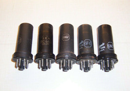 RCA, GE, JAN type 6AG7, 6F6 & 6N7 Electron Tube Lot, 5pcs. - $1.88