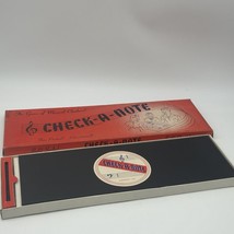 Check A Note - Musical Checkers 1946 Music Instruction Game - - £17.97 GBP