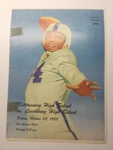 1953 Kittanning PA vs Leechburg Blue Devils PA High School Football Prog... - £9.43 GBP