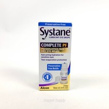 Systane Complete PF Dry Eye Relief Drops 0.34oz Lubricant Relief New - $10.15