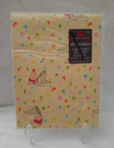 Vintage American Greetings Gift Wrap Ziggy Chasing Butterflies ~ Tom Wilson NIP - £6.29 GBP