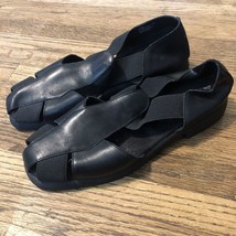Aerosoles Woman’s  Black Leather Flats Size 8.5 - £9.41 GBP
