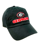 UNIVERSITY OF GEORGIA BULLDOGS LOGO BLACK SLOUCH CURVED BILL ADJUSTABLE ... - $234.14 MXN