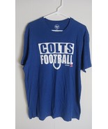 47 Colts Football Blue Short Sleeve Tshirt Men&#39;s Size XL - $257.63 MXN