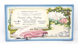 T. Treuthart Oriental Rug Washing N.Y. 6.25&quot; X 3.25&quot; Advertising Ink Blo... - €8,43 EUR